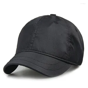 Kugelkappen Herren Kurzkrempe schnell trockener Baseball Cap lässige einfache wasserdichten kleinen atmungsaktiven Schnappback für Frauen Knochen Gorras Papa Hut