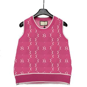 Alfabetet Jacquard Knit Vest Fashion Casu