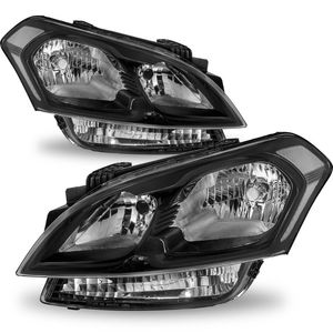 För 2012-2013 Kia Soul Halogen Black-strålkastare Klar hörnlampor par LH+RH