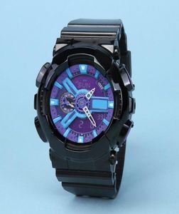 Yüksek kaliteli gündelik moda sporları 110 Watch su geçirmez ve kanıt LED elektronik saat otomatik el toplayan ışık unisex watch2833300