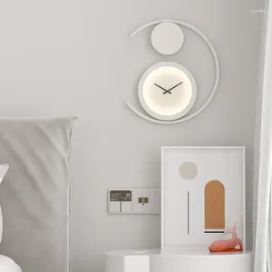 Vägglampan nyhet LED -lampor minimalistiska sconce för hemmakontor el sovrum foajé dimbar med klockfall