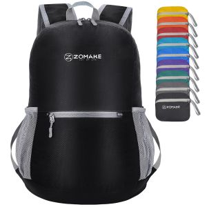 Mochilas Zomake Ultra Lightweight Backpack Packável Small Water Resistentes Travel Hucking Daypack Bag Sports Daypack para homens Mulheres