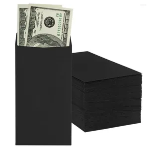 ギフトラップ50 PCS Kraft Paper Cash Envelopes Money Container Non Fading DIY Coin Storage Small Parts School and Office Suplies