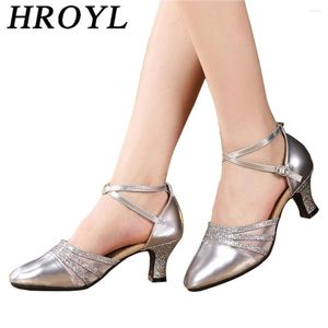 Dance Shoes Latin For Women Ladies Girls Ballroom/Outdoor Sequins Cloth Heeled 3.5/5.5CM Salsa Sandals More Style Drop