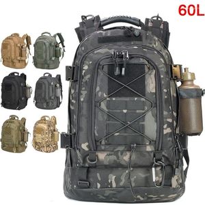 Zaino da 60l uomini tattico militare dell'esercito molle sacche da escursionismo sacche da viaggio sportive impermeabili all'aperto