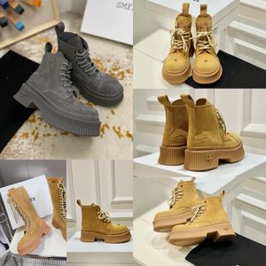 Designer Boots Popularne modne kobiety krótkie kostki luksusowe luksusowe podeszwy na pięta rozmiar 35-40 Chunky Turins Desert Smfk Gai