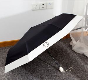 Märke 24SS Luxury Automatic Sun Rain Paraplyer Folding Designer Women's Paraply