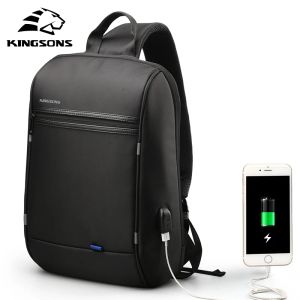 Backpacks Kingsons Single Schulter -Rucksackmänner kleiner Rucksack wasserdichte Laptop -Rucksack 13/13,3 Zoll Mini Schultaschen für Jungen 2023