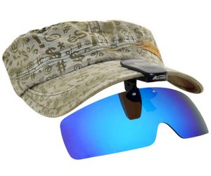 Polarized Fishing Glass Hat Visors Sport Clips Cap Clip on Sunglass For Fishing Biking Hiking Golf Eyewear UV4004501648