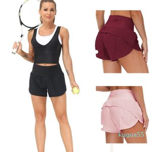 Speed up High Rise Shorts Shorts Shpit Shin Shorts Set Seding rapido Abbigliamento a sfioro con cerniera con cerniera Yoga Fiess Qick