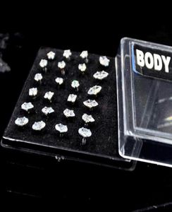 sztangowa ławka BOG-24PCS/pudełko mieszane 7 projektów bioplast elastyczna labret płaszko ring ring oko elipsy ucha ucha ucha kolczyka piercing q sqcnxu6065345