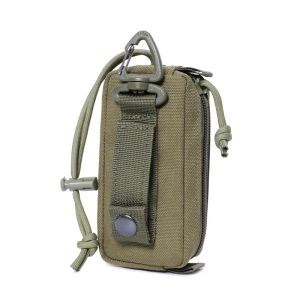 Taschen tragbare kleine taktische Tailentasche Brieftasche Karton Key Halter Geld Beutel Fanny Pack Outdoor Militär Multifunktion Jagd EDC -Tasche