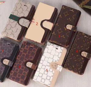 العلامة التجارية Wallet Phonecase Designer Attes For iPhone 14 Promax 13 12 11 Pro Max Xsmax XR X/XS Flip Leather Case Card Cover Yucheng06
