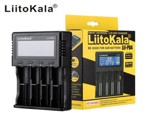 Liitokala liipd4 4 slot lcd smart 18650 batteriladdare för 37v liion 1865018500163402665021700 2070018350CR123A RECHARG6131173