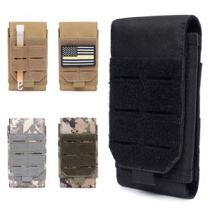 Bags 1000D Tactical Molle Pouch Outdoor Mobile Phone Pouch Waist Bag EDC Tool Accessories Bag Vest Pack Cell Phone Holder