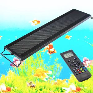 Aquariums Wireless Remote Planted Fish Aquarium LED Light RGBW 4 Channels Dimmer 8 Timer DIY Mode Memory Function for 1218IC Tank