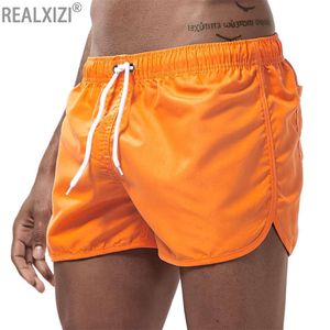 Cortometraggi da uomo in spiaggia da bagno a nuoto da bagno corto shorf casual fresco surf shorts sciolti per uomo abbigliamento da uomo che correva a basket gry w