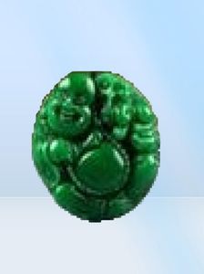 Green Iron Dragon Health Emerald Buddha verde Buddha ciondolo maschio e femmina Yang verde Maitreya maglione per maglione Penderant5907926