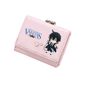 Cüzdan Vanitas Cartoon Coins Case Incermes Cüzdanlar Anime Kimlik Kart Tutucular PU Kısa Cüzdanlar Sevimli Para Cepleri Mini Debriyaj