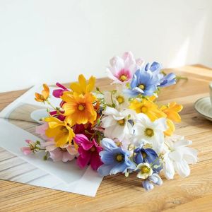 装飾的な花人工花シングルブランチペルシャンchrysanthemumゲサン家庭の結婚式パーティーアレンジ用品