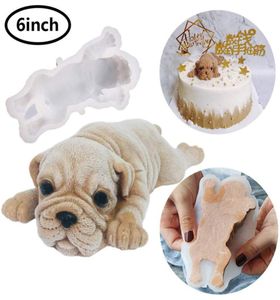 Köpek için Silikon Kalıp Pretty Mousse Cake 3D Shar Pei Kalıp Dondurma Jöle Puding Blast Soğutucu Fondan Araç Dekorasyonu8727955