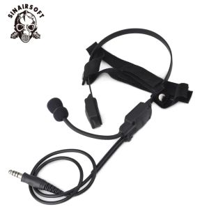 Acessórios Z 136 fone de ouvido militar Atlantic Signal MH180V Sistema de fones de ouvido tático de atirador de fones de ouvido