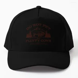 Ball Caps Do Not Pet The Fluffy Cows American Bison Vintage Baseball Cap Hood Military Tactical Horse Hat Ladies Men's