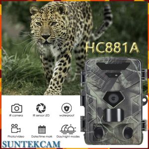 카메라 Suntekcam HC881A 헌팅 트레일 카메라 24MP 1080P 무선 0.3S 적외선 야간 시력 모션 활성화 된 트리거 보안 캠 아웃