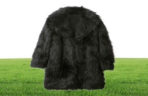 Men Warm Winter Long Coat High Quality Faux Fur Jackets Outwear Open Stitch Overcoat Homme Jacket4259534