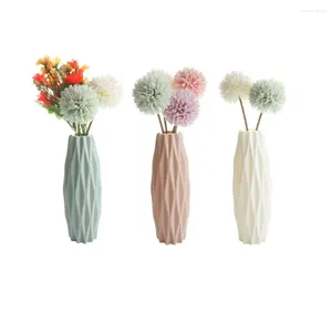 Vases Modern Artistic Style Flower Vase Simulation Plastic Plant Pot Home Arrangement Living Room Decoration