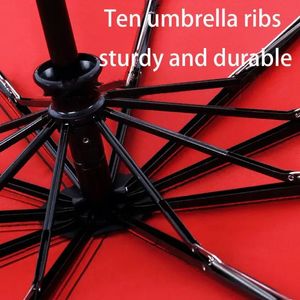Новый ветрозащитный двойной устойчивый зонтик полностью автоматический дождь.