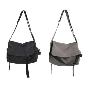 Eimer Crossbody Bags für Frauen Postman Bag High School Mädchen Einfache Messenger -Tasche große Kapazität Mode Nylon Umhängetasche