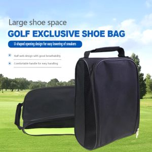 Sagnose unisex Porta da scarpe da golf sacchetti portatili portanti per scarpe da scarpe con chiusura con cerniera Accessori sportivi ultraleggeri traspiranti