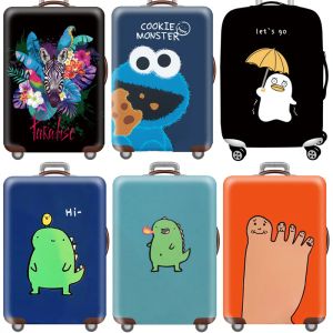 Accessories Cute Luggage Protective Cover Elastic Case Covers for1832 Inch Suitcase Travel Accessorie Trolley Baggage Dust Protection Cover