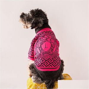 Dog Apparel Selling Clothes Casual Fashionable Small And Mediumsized Pet Knitted Sweaters With High Elasticity Thickening Drop Deliv Dhvmx