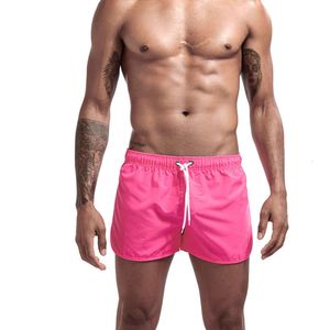 Homem shorts masculinos nadar masculino verão colorido homem de banho short shorts maiôs de banho de banho respirável com bolsos para surfar em corrida Bas