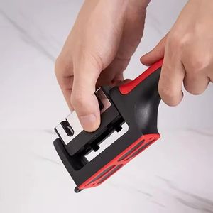 new 2024 Knife Sharpener Handheld Multi-function 3/4 Stages Type Quick Sharpening Tools Non-slip Base Kitchen Knives Accessories knife