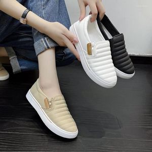 Casual Shoes 2024 Four Seasons Flat Women's Korean Edition Trend Lightweight Outdoor Street Walking Sports Soft