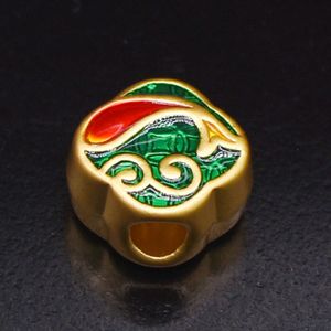 Geomancy Accessory Yujin 2023 New Glass Bracelet Alloy Oil Oil Oil Gare Core Coin Koi مبعثرة بالخرز الذهبي إكسسوارات حبة منفصلة