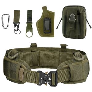 Accessori Military Tactical Regolable Belt Outdoor Work Uomo MOLLE Battle Belt Army Combat CS Airsoft Hunting Paintball Impiet Beltes