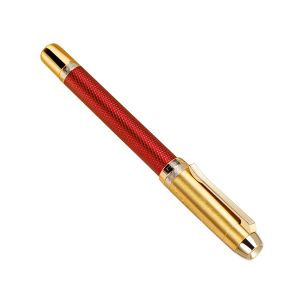 Pens Jinhao 92 Metal Fountain Pen Guard Serie EF/F/M Nibs mit Konverter Luxury Geschenkstiften für Business Office School Supplies rot