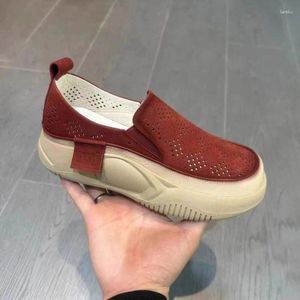 Casual Shoes Summer Sneakers Women Fashion Tennis Female Loafers Lady Sport Platform Hollow Out Zapatillas Mujer