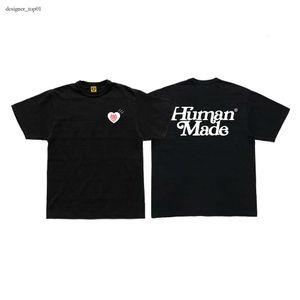HUMAN MADE brand designer New Fashion Trends summer Men's T-shirts Cartoon Tiger Flying Duck Panda Dog Pig Slub Cotton Short Sleeved T-shirts for Men Women