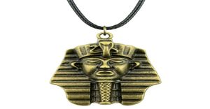 WYSIWYG 5 Pieces Leather Chain Necklaces Pendants Choker Collar Women Necklace Jewelry Egyptian Pharaoh 36x28mm N6A114177764286