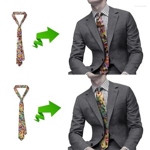 Bow Ties Fashion Food Printing Men's Tie Time Interesting Dessert 8 Cm Holiday Party Wedding Accessories Business