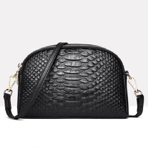 Bags Genuine Leather Shell Bags Crocodile Pattern Women' Handbags Designer Luxury Free Shipping Shoulder Ladies Purses Crossbody Bags