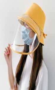 Transparent anti saliv hatt stänk dammsäkerhet full ansiktsskydd skydd täck hink hatt mulicolor ansikte sköld skydd5936728
