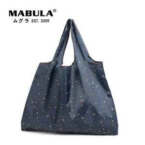 Bags Cute Cartoon Foldable EcoFriendly Shopping Bag Tote Reusable Pouch Handbags Convenient Largecapacity for Travel Grocery Purse