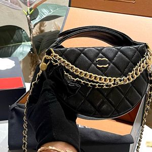 Fashion Designer bag Stylish casual bow design Durable granular caviar cowhide all-match size 20 Hand-held crossbody bag