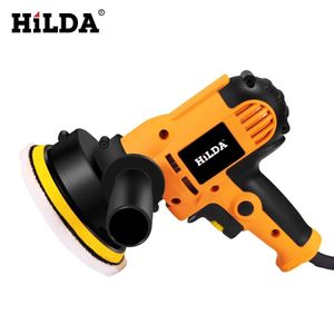 Hilda Electric Car Polisher Machine Auto Polishing Machine Justerbar Speed ​​Slipe Waxing Tools Biltillbehör Powewr Tools 240409